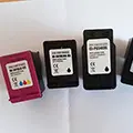 refilled compatable ink cartridges